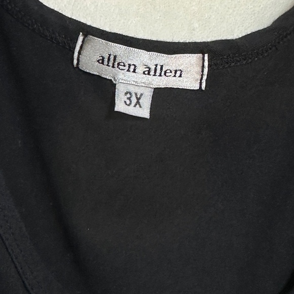 Allen Allen Women's 3X Black T-Shirt Dress Sleeveless Knee Length w/Tag - Picture 5 of 9